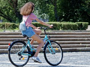 meisjes fiets